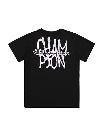 CHAMPION | T-shirt da ragazzo | schwarz